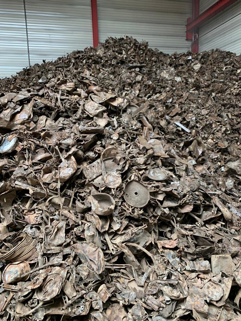 incinerated stainless steel